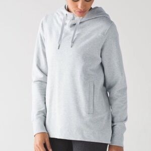 Lululemon Split Pullover Heathered Light Grey OO.